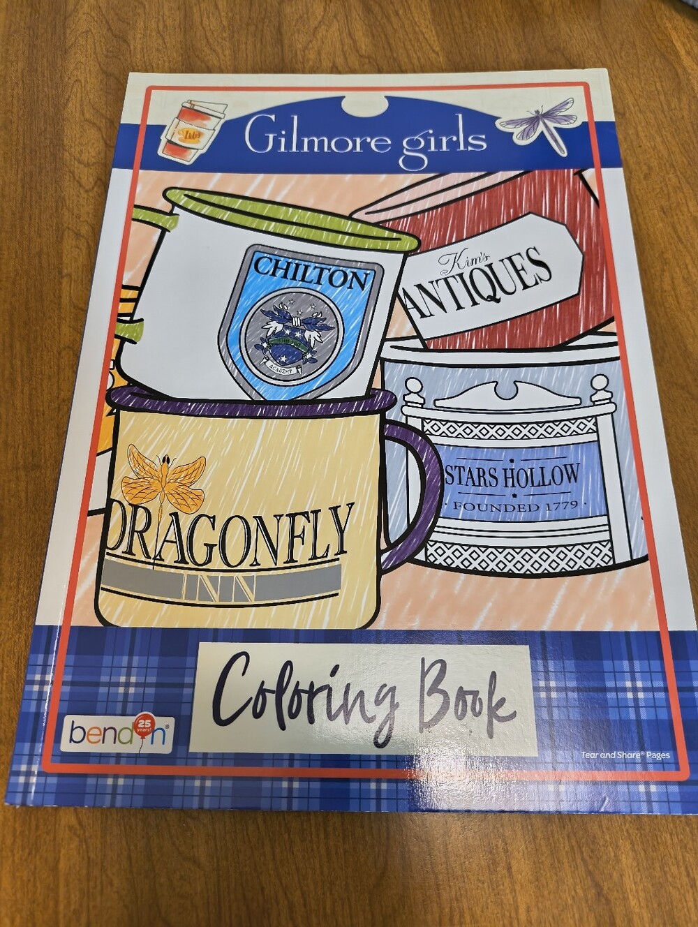 Bendon Gilmore Girls Coloring Book NWOT